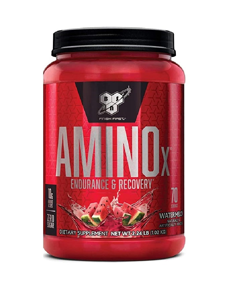Amino X 70 serv BSN BCAAs efervescentes con taurina y citrulina para rendimiento y recuperación muscular