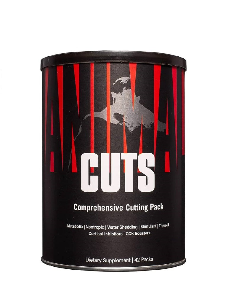 Animal Cuts Universal 42 packs termogénico con efecto quemagrasa, diurético y energizante