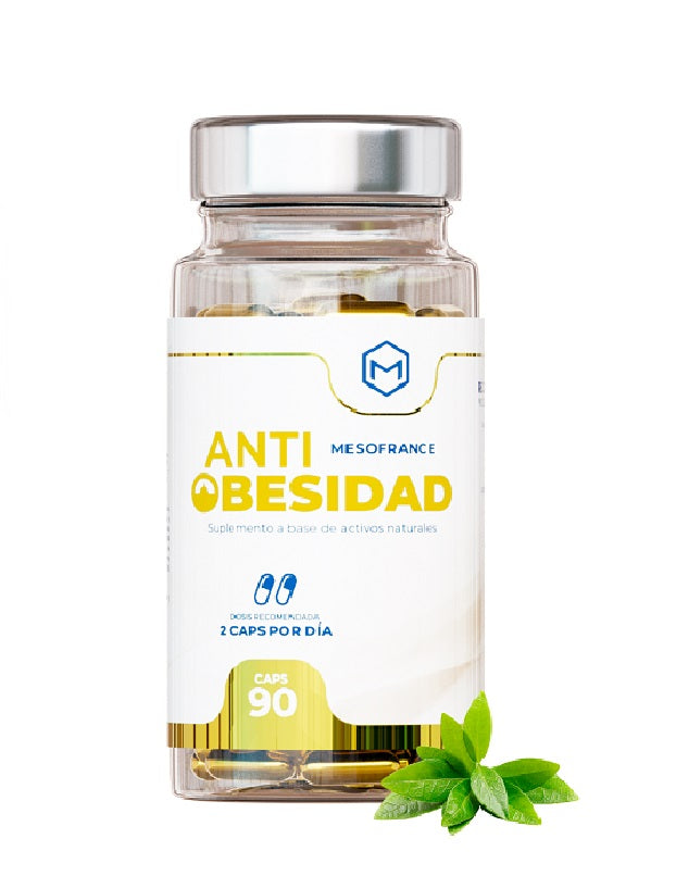 Anti Obesidad Mesofrance 90 cápsulas suplemento natural para control de peso y quema de grasa