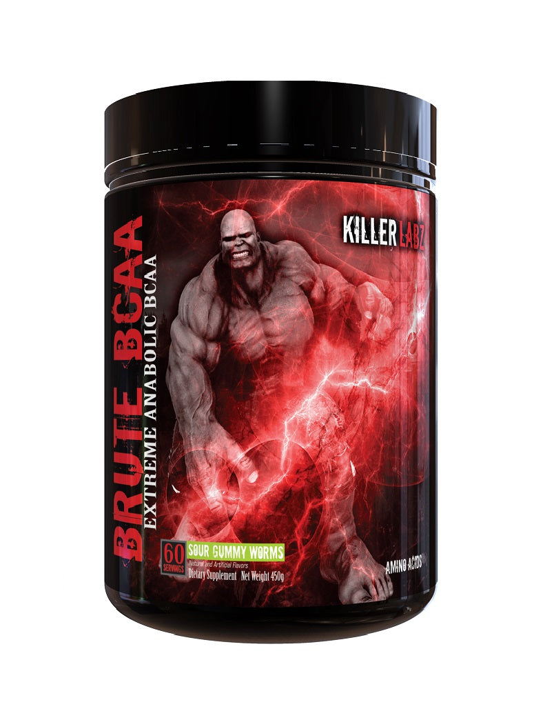 Brute BCAA Killer Labz 60 serv aminoácidos con glutamina y electrolitos para recuperación extrema