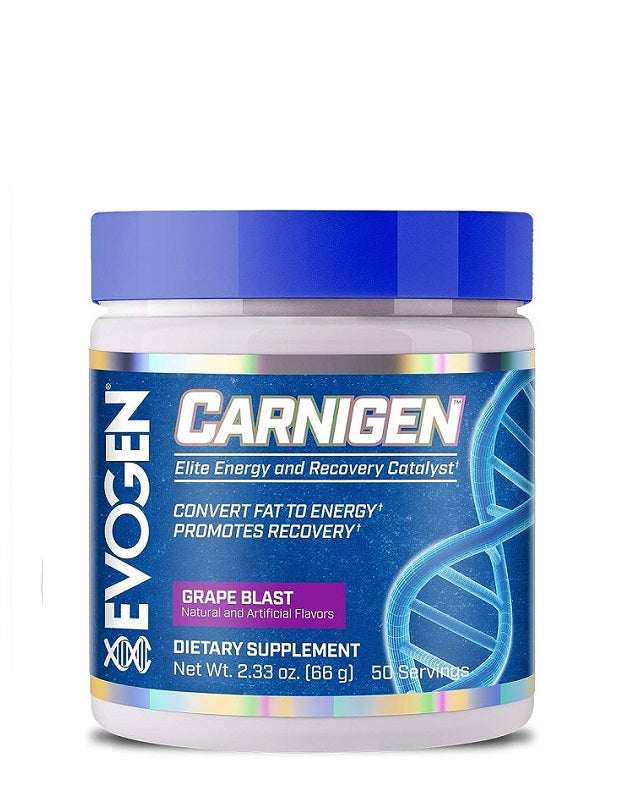 Carnigen Evogen 50 servicios suplemento con 4 tipos de carnitina para energía y definición sin estimulantes