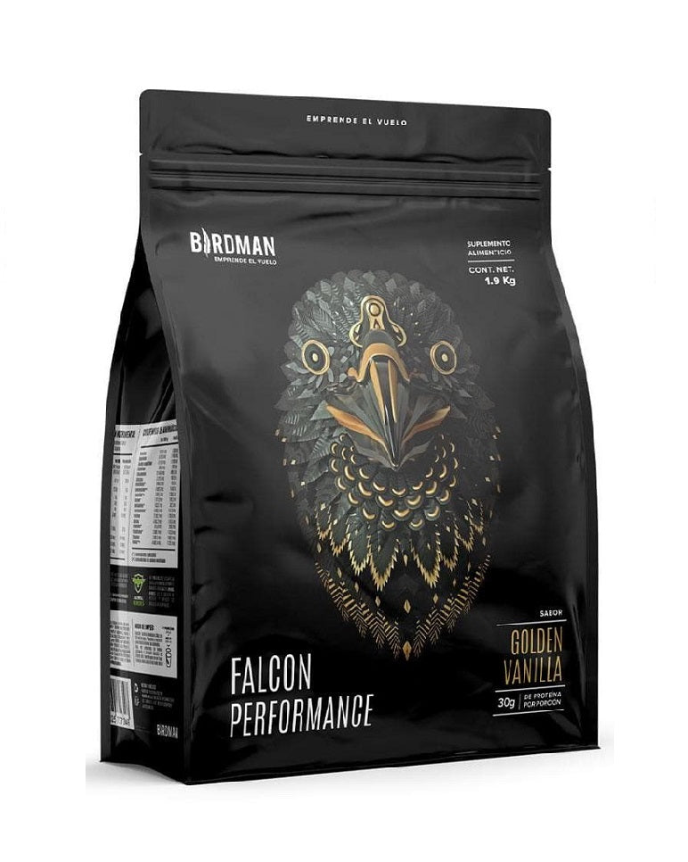 Falcon Performance Birdman 1.9 kg proteína vegetal con adaptógenos y enzimas digestivas
