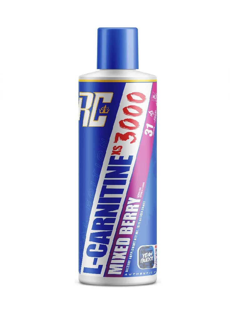 L-Carnitine 3000 Ronnie Coleman 473 ml en líquido para quema de grasa y energía sin estimulantes