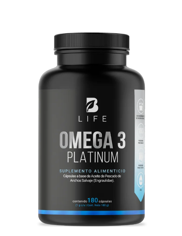 Omega 3 Platinum 180 Capsulas 1000 mg - B Life