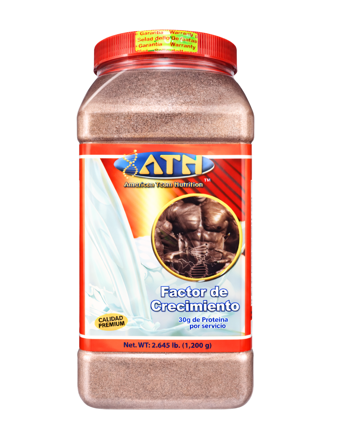 Factor Crecimiento 2.6 lbs ATN suplemento con proteína, carbohidratos y creatina para volumen