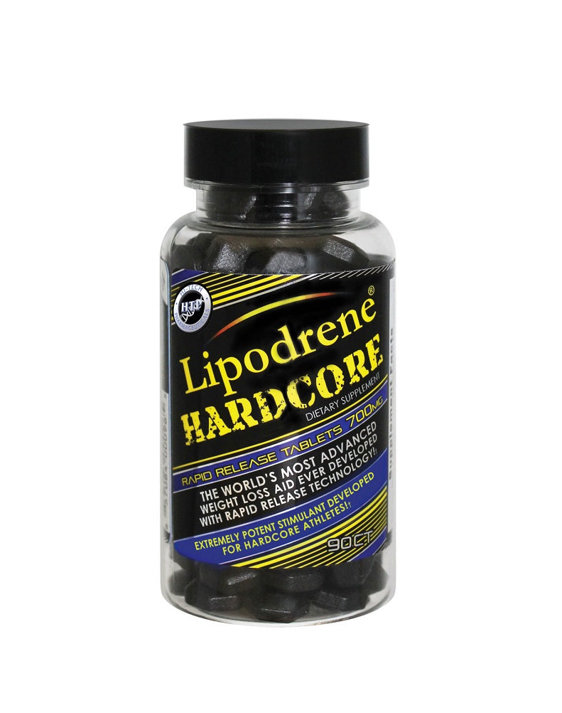 Lipodrene Hardcore Hi-Tech 90 tabletas termogénico ultra intenso para quema de grasa y energía sostenida