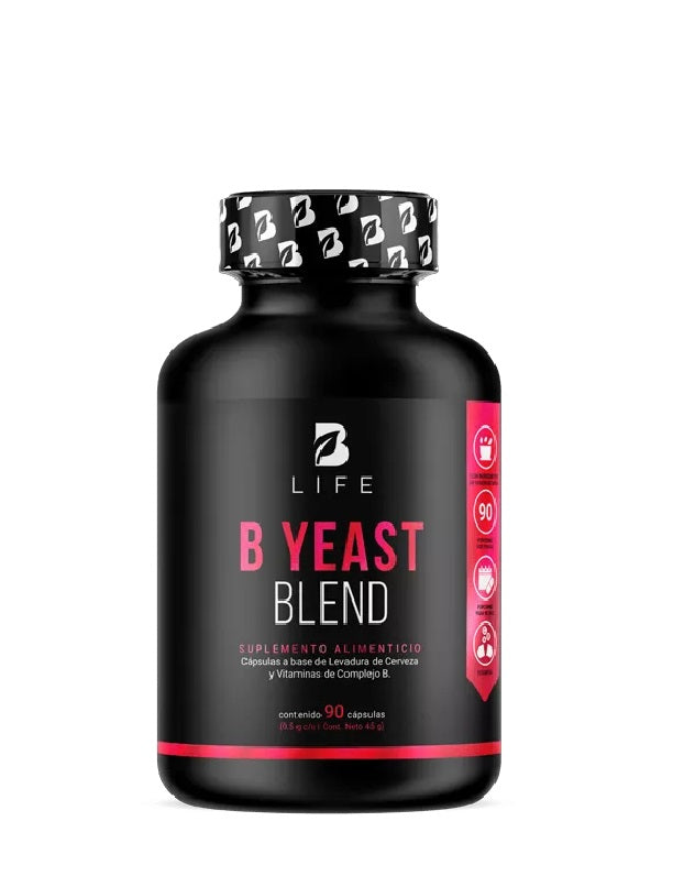 B Yeast Blend B Life 90 cápsulas con levadura de cerveza y complejo B para energía, sistema nervioso e inmunidad