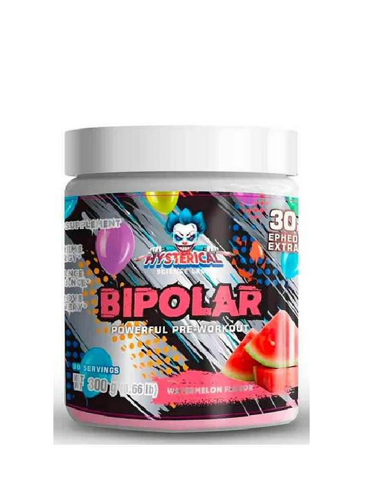 Bipolar preworkout Hysterical HSL 30 servicios energía enfoque
