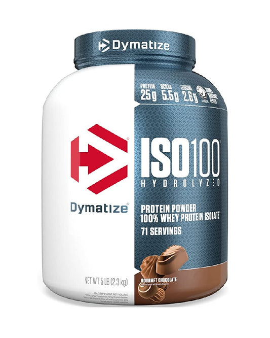 ISO100 5 lbs Dymatize proteína aislada e hidrolizada para recuperación y masa magra

