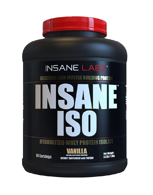 Insane ISO 4.3 lbs Insane Labz proteína aislada pura para recuperación y masa magra

