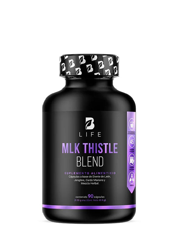 Milk Thistle Blend B Life – cardo mariano y diente de león en cápsulas para salud hepática, digestión y desintoxicación