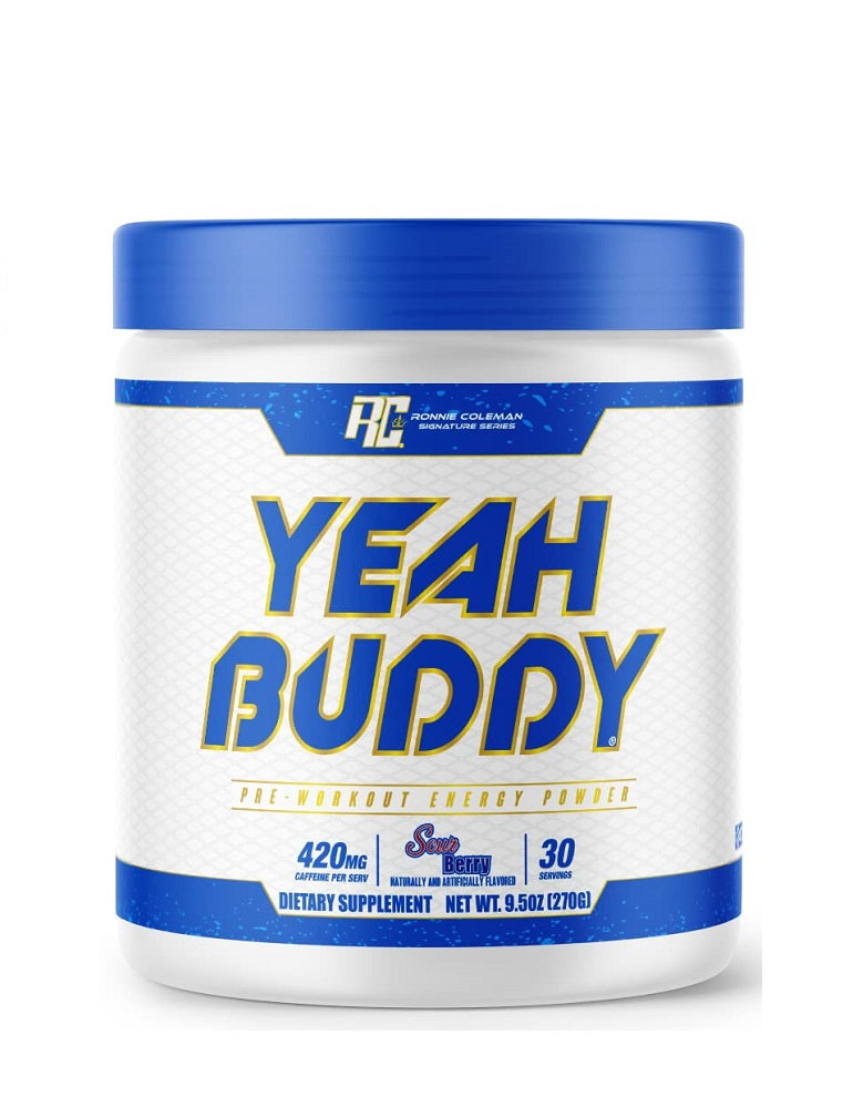 Yeah Buddy Ronnie Coleman 30 servicios pre-entreno con alta cafeína y rendimiento extremo


