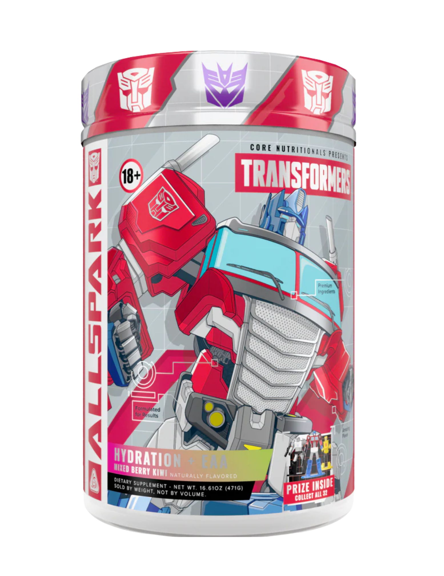 Allspark Hydration EAA Core Nutritionals — aminoácidos esenciales con electrolitos para hidratación deportiva