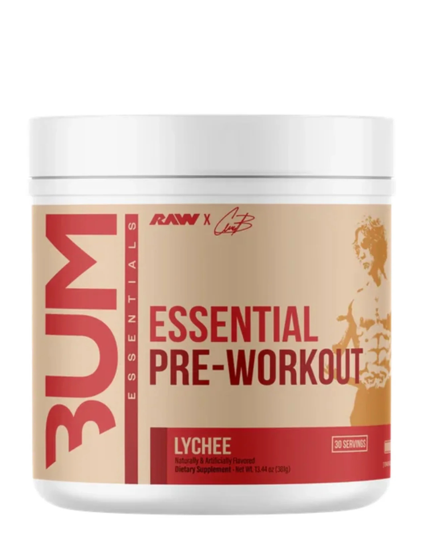 CBUM Essential Pre-Workout 30 servicios - RAW Nutrition