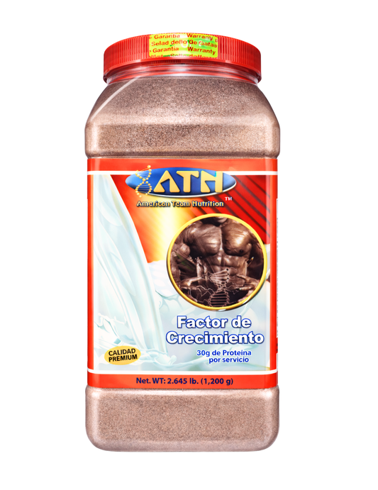 Factor Crecimiento 2.6 lbs ATN suplemento con proteína, carbohidratos y creatina para volumen