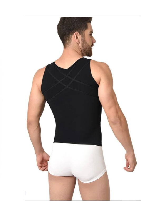 FAJA CHALECO MASCULINO CON 3 FILAS DE BROCHES (FABIAN FP1055) BELLA MICHELL