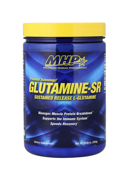 Glutamine-SR MHP 300 g — L-glutamina de liberación sostenida para recuperación muscular