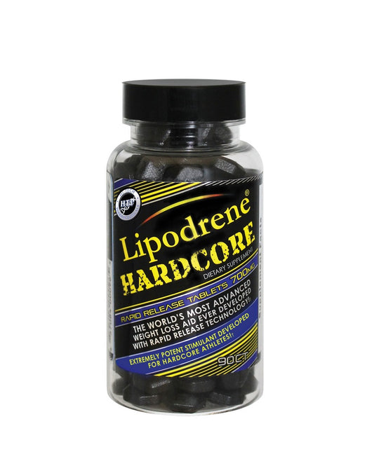 Lipodrene Hardcore Hi-Tech 90 tabletas termogénico ultra intenso para quema de grasa y energía sostenida