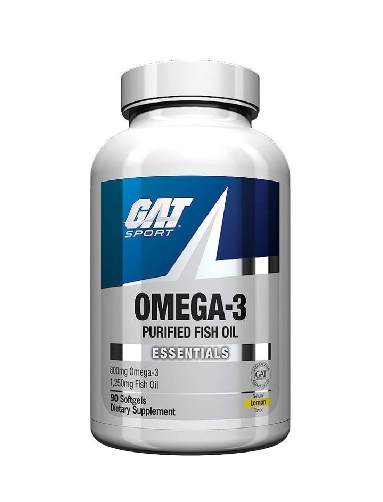 GAT Sport Omega-3 90 cápsulas blandas con EPA & DHA para corazón, cerebro y articulaciones