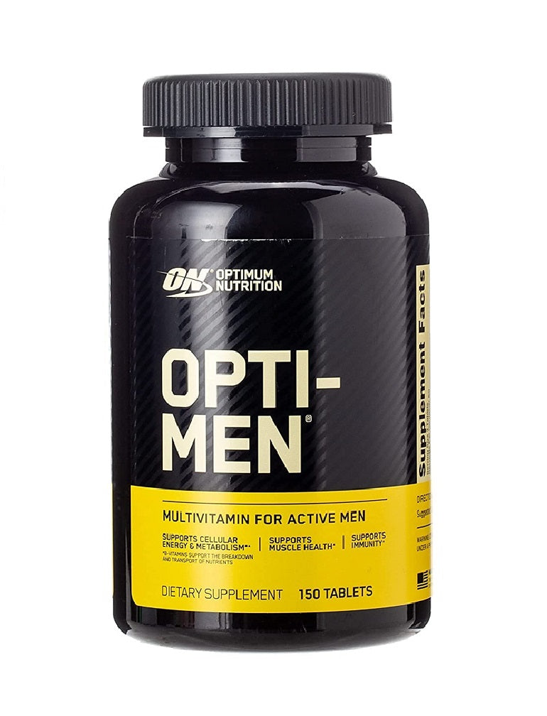 OPTI-MEN Optimum Nutrition 150 tabletas multivitamínico para hombres activos con aminoácidos, vitaminas y extractos botánicos